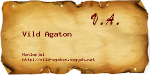 Vild Agaton névjegykártya